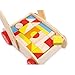 Wooden Trundle Truck - Training Walker with toy blocks