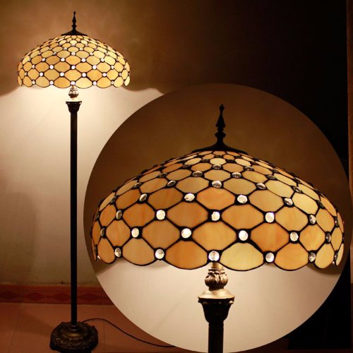 Jewel 20inch Tiffany Floor Lamp