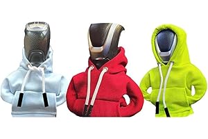 Pratvider [3PACK] Schalthebel Hoodie, Auto Schaltknauf Abdeckung, Gangschaltung Hoodie-Abdeckung, Pullover-Design, Schaltknauf-Abdeckung, Universeller Auto-Schaltknauf-Innendekorationszubehör