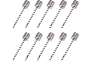 JUNE TECH Ball Pump Needles, 10 Pcs Air Pump Needles, Ball Pump Inflation Needle, Inflating Pump Needle, for Basketball, Soccer, Rugby, Volleyball, Etc