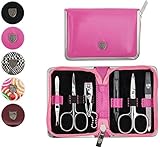 Hochwertiges Etui - Kunstleder pink