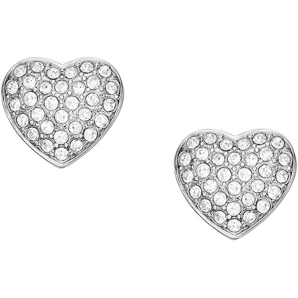 Esprit Orecchini A Cuore In Argento 925 - Modello Ardor - Regalo Per San Valentino - 6 Mm Lucidi
