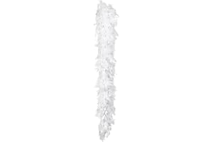 Boland - Boa de plumas de 50 g, longitud aprox. 180 cm, años 20, Gatsby, carnaval, Halloween, fiesta temática, disfraz, teatro