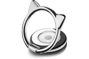 aceyoon Bague Telephone Portable Chat, Ring Holder Ultra Mince 3mm Rotation 360 Degrés Anneau Telephone Support Smartphone Phone Ring Universel Compatible avec Huawei et d'autres Smartphones