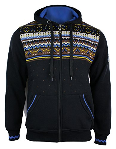 Preisvergleich Produktbild Herrenpullover in Schwarz Aztekstil