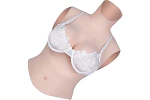 Classoo Crossdresser Forme per il seno in silicone Pettorali in silicone Tette finte Collo alto B-G CUP Rinforzatore del seno realistico per Transgender Drag Queen Cosplay