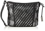  Gabor Handtasche Damen Lucia, Schultertasche, Schwarz (Black), 12x25x36 cm
