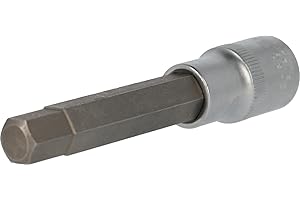 BRILLIANT TOOLS BT022875 Bussola a inserto a esagono incassato 1/2", lunga 100 mm, 11 mm [Powered by KS TOOLS]