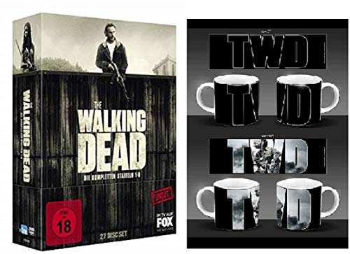Preisvergleich Produktbild The Walking Dead Staffel 1-6 Box + Tasse / Kaffebecher (1+2+3+4+5+6) Uncut [27 DVDs]