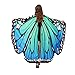Produktbild OverDose Damen Karneval Mode Stil Frauen Schmetterlingsflügel Schal Schals Damen Nymphe Pixie Poncho Kostüm Zubehör Cosplay Slim Wing Schal