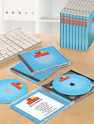 Avery C32250-25 - Etiquetas para CD  151 x 118 mm  A4  25 unidades   color blanco