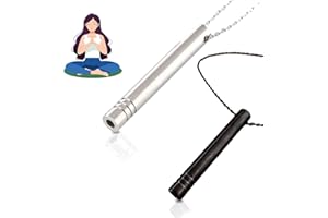 Qianfeng 2Stück halskette Rauchfrei Original,Halskette Rauchentwöhnung Hilfsmittel,Kette Atemkette Angsthalskette,Spirituelle Atemhalskette Achtsamkeitskette,Breath Necklace Geschenke