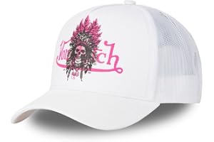 Von Dutch Gorra para hombre y mujer, ajustable, gorra Trucker, atlética, corte informal y cómodo