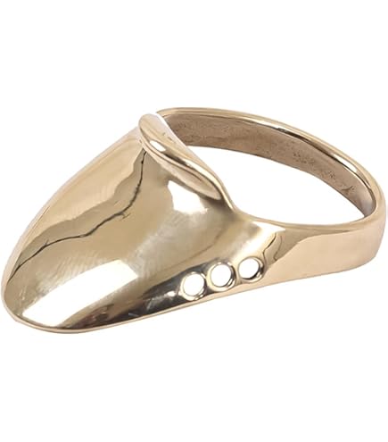 Languette De Protection Doigts Tir à L'arc – Cuir écologique, Taille 8,5x7 Cm, Noir