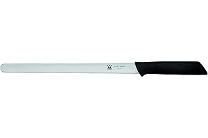 SANELLI AMBROGIO Montana Optima Coltello da Cucina per Prosciutto, Coltello Cucina con Lama Stretta in Acciaio Inox all'Azoto 28 cm e Manico Ergonomico, Coltelli da Cucina Professionali Made in Italy