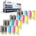 Produktbild 20x Kompatible Tintenpatronen für Epson Stylus SX 230 SX 235 SX 235 W SX 420 Series SX 420 W SX 425 W SX 430 Series SX 430 W SX 435 W T1291 T1292 T1293 T1294 - Easy Smart Serie