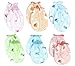 6 Pairs Mix color Scratch Mittens Gloves Cotton Baby Newborn Gift Idea