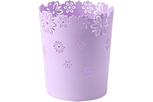 lmoikesz Poubelle légère Anti-Rayures, épaisse et Durable pour la Maison Le Bureau, sûre et Saine. Spécifications Multiples, Violet, Grande Taille