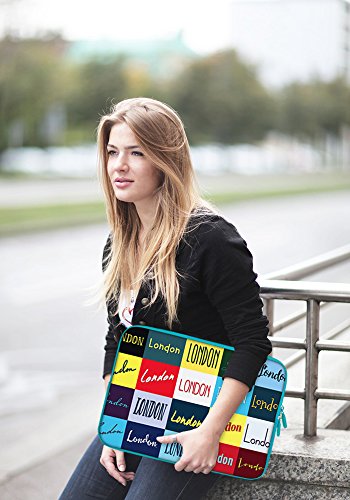 PEDEA Design Schutzh  lle Notebook Tasche bis 13 3 Zoll  33 7cm   London