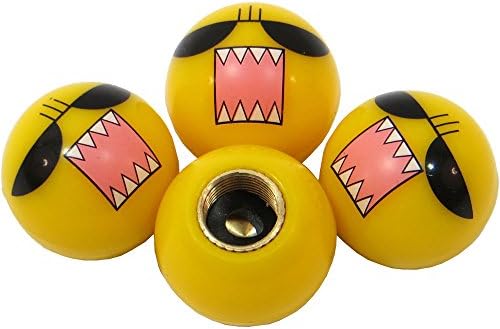 4 x Smile Tyre Valve Caps Valve Car Moto coprivalvole Angry Sunglasses Sun Glasses