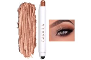 TIMIPOO Crema de sombra de ojos, lápiz de sombra de ojos, barra de maquillaje de ojos mate y brillante, maquillaje fluorescente con sombra de ojos impermeable de larga duración (06#)