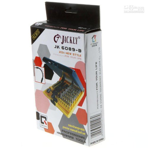 JZK@ 45 tlg Universal Professionellen Handywerkzeug Werkzeugset Schraubendreher Reparatur Set Repair Tool Kit für Smartphone/ Handy/ Laptop/ PC/ iPhone/ MacBook etc, JK-6089b - 4