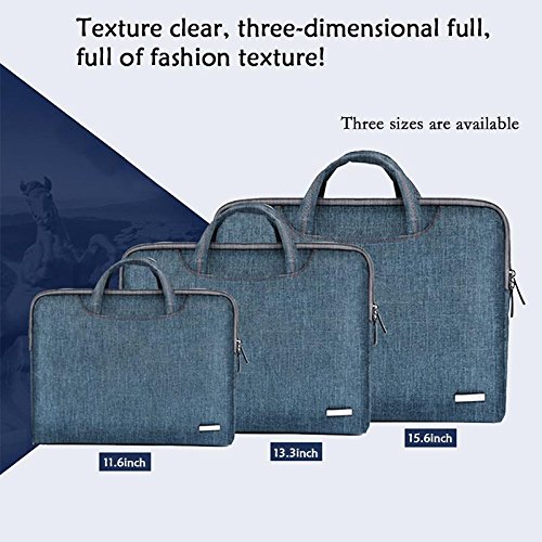Pawaca 11 6 Zoll D  nner Laptop-H  lle-Kasten mit Handgriff  Nylon Sto  fest Sch  tzender Aktenkoffer Beutel Laptop Tasche und Aufbewahrungsbeutel f  