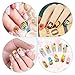 inkint 150pcs Nail Art Tips Fimo Rods Manicure Polymer Clay Canes Stickers DIY Decoration For Nail Cute Design