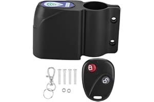 Kafuty Diebstahlschutz Fahrradschloss Radfahren Sicherheitsschloss Drahtlose Fernbedienung Fahrradalarm Mikrocomputer Steuerung, Hohe Zuverlässigkeit für Fahrrad