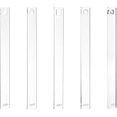 Laroal 10 Pcs 5 Sizes Rectangle Clay Depth Guide for Polymer Clay Ceramic Tools Clay Roller Clay Jewelry Making Guide
