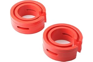 KIMISS 2Pcs Gomma Ammortizzatore Molla Paraurti Automotive Molla Elicoidale Tampone Potenza Cuscino Anti Vibrazione Molla Universale Cuscino Paraurti per Auto (B)
