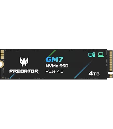 Fikwot FX991 M.2 SSD 4TB NVMe SSD M2 2280 PCIe Gen 4x4, Read
