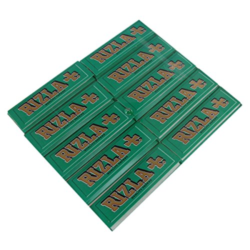 Preisvergleich Produktbild RIZLA Grün Gewicht Blättchen 10 Heftchen mit 50 Blatt