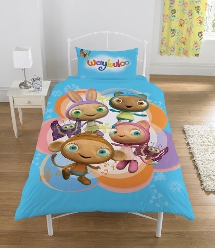 WAYBULOO KIDS BOYS CHILDRENS REVERSIBLE SINGLE DUVET QUILT COVER BEDDING SET NEW