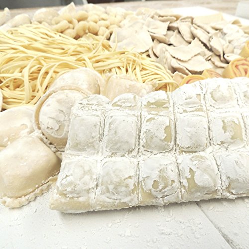Ravioli-Ausstecher Set | 3 wunderschöne Ravioli-Stempel mit Holzgriff | formen Sie Ihre eigenen leckeren Ravioli, Maultaschen oder Plätzchen und Kekse | Casparo Design - 5