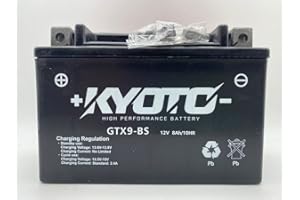 Kyoto Batterie GTX9-BS | Batterie de rechange moto pour Kymco Agility I R16 Plus (C32000) 200 2010-2015