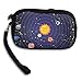 Produktbild Doodle Cartoon Planets Portable Washable Wristlets Bag Clutch Wallets, Change Purse,Coin Purse Zipper Small Wallets Pouch