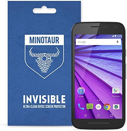 Minotaur Screen Protector for Motorola Moto G (3rd Gen - 2015), Super Clear (6 Screen Protectors)