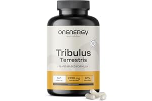 ‎ONENERGY OnEnergy Earth Burt Thorn - Tribulus - 2250mg - 240 Capsules - 90% Saponins - XXL Pack - Vegetable Extract - For Men and Couples