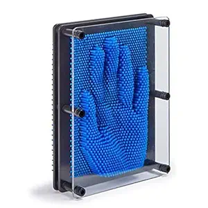 BonZeaL Pin Art Impression 3D Toy Birthday Gifts for Kids Children Friends Brother Sister Toy Gift for Daughter Son Boys Girls Blue