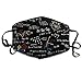 Produktbild Unisex Math Graph Formula Equation Reusable Anti-dust Flu Masks Mouth Face Masks