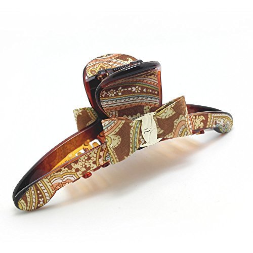 Meilliwish Noble Beautiful Lady Hair Claw Clip (D25)(Brown)