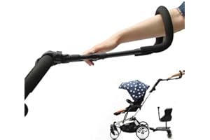 GFYWZ Barra di Prolunga Universale per Manico Adatta per Passeggini, Passeggini Gemelli da Jogging E Passeggini con Ombrellone, Prolunga La Maniglia del Passeggino 40 Cm, Nero