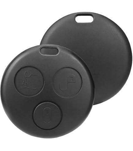 2x Smart ForTwo 450 Key Remote Set – 3-Button, Batteries & Extra Micro Buttons Included