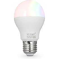 LIGHTEU, 1 X WiFi Lampe LED RGB Milight Original ®, 9W, E27