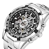 AVIS: Remontez la montre mécanique en tournant la couronne dans le sens des aiguilles d'une montre pendant 15 à 20 tours complets chaque jour. Plus de 20 fois peuvent nuire au mécanisme de la montre.