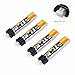 Produktbild 4pcs 1S Lipo Akku 230mAh HV 30C 3.8V Battery for Tiny Whoop Blade Inductrix Micro JST 1.25 Stecker by Crazepony-UK
