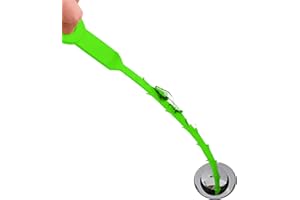 DIRFUNY Shower Drain Unblocker – Cleaning Tool for Clogged Drains, 21 Inch Tub Drain Removal Tool Sink Snake Cleaner Hair Cleaner