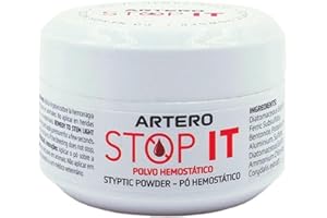 Artero Stop it Polvere emostatica per il taglio Piccole emorragie prodotte dal Taglio delle unghie in Cani e Gatti