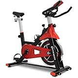 Cyclette da Casa Professionale, Bicicletta ad attrito Bici da Fitness FIT BIKE Cardio e Volano 13kg Ergonomica